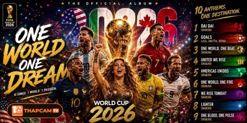 Có nhiều ý nghĩa khi ca khúc World Cup 2026 được tung ra.