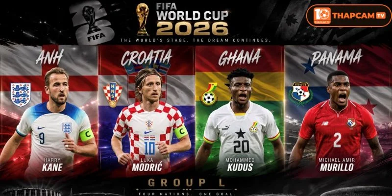 Lịch thi đấu vòng bảng của đội tuyển Croatia tại World Cup 2026.