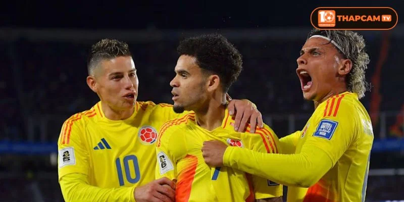 Colombia là đội tuyển ghi điểm với lối đá pressing có chiều sâu.