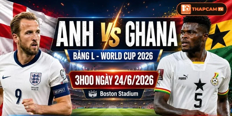  Lịch sử đối đầu Anh vs Ghana không có nhiều tư liệu tham khảo chính thức.