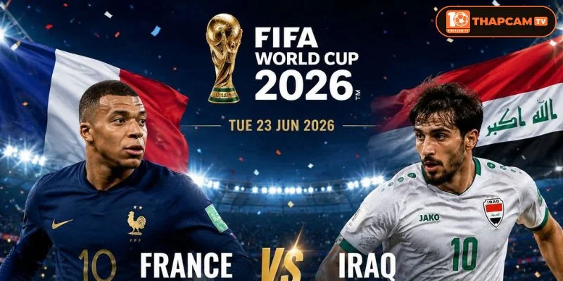 Soi kèo nhà cái Pháp vs Iraq là kèo đấu không cân sức tại bảng I.