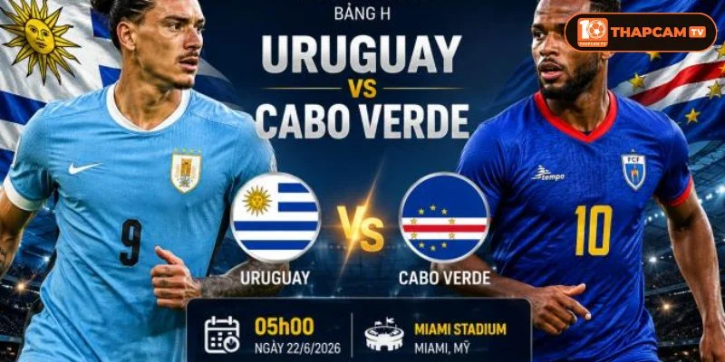 Soi kèo nhà cái Uruguay vs Cabo Verde là kèo đấu đầy khắc nghiệt tại bảng H.