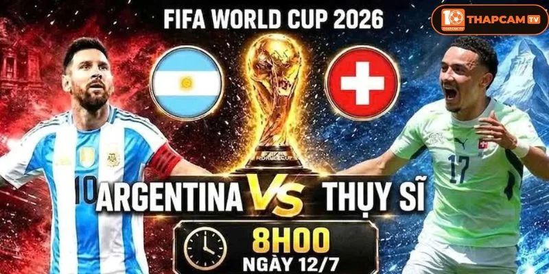  Lịch sử đối đầu Argentina vs Thụy Sĩ nghiêng về đại diện Nam Mỹ.