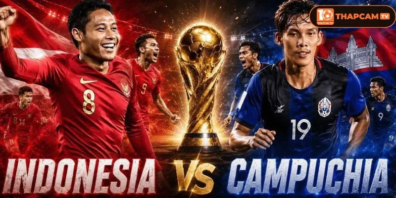 Soi kèo nhà cái Indonesia vs Campuchia là kèo đấu mở màn bảng B của ASEAN CUP 2026. 