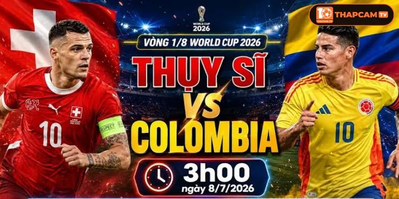 Soi kèo nhà cái Thụy Sĩ vs Colombia là kèo đấu cân sức tại vòng Knock-out.